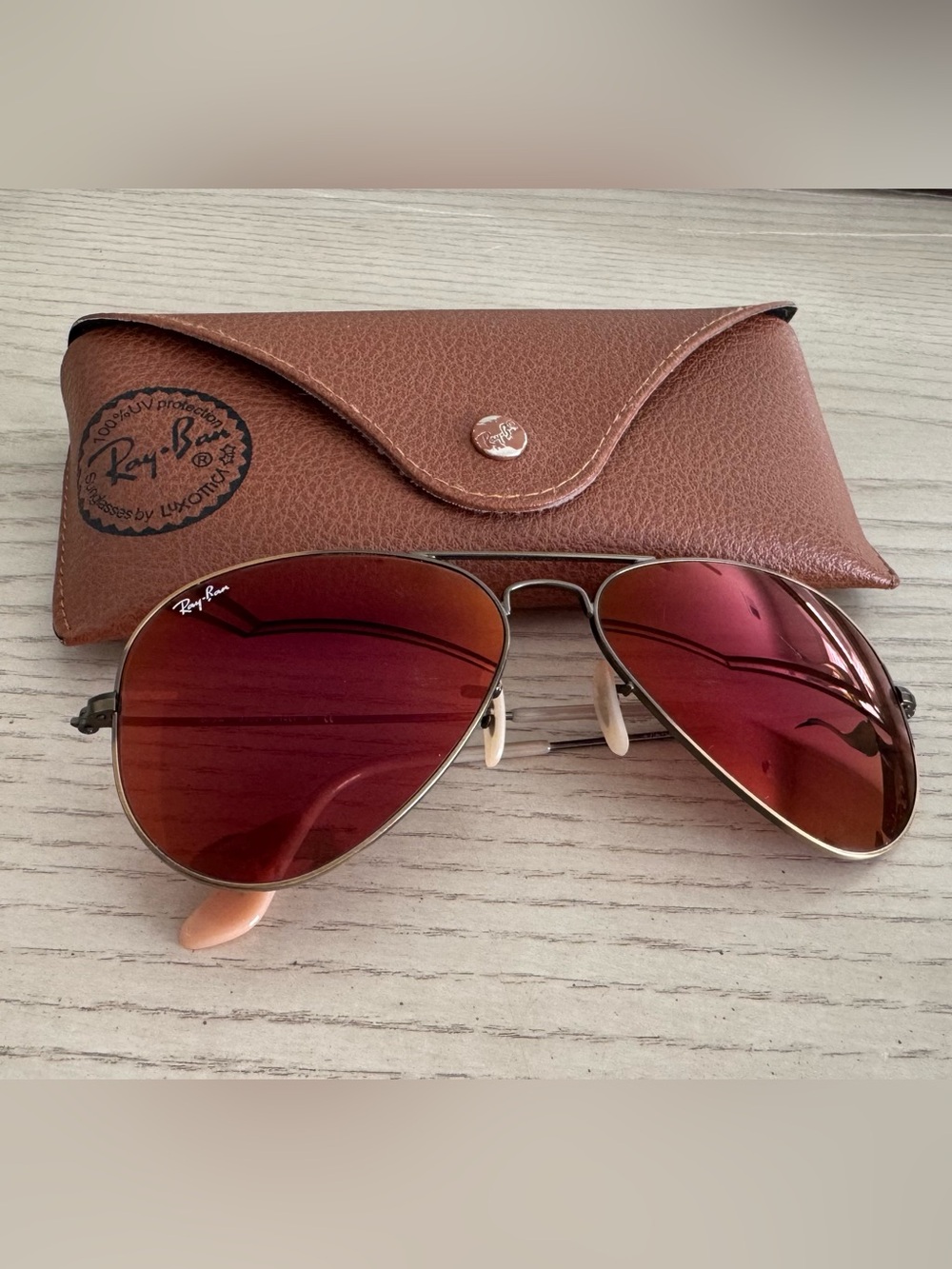 Ray-Ban | RB3025 Aviator Blaze | Red Lenses Mirror Flash | Large 58/14